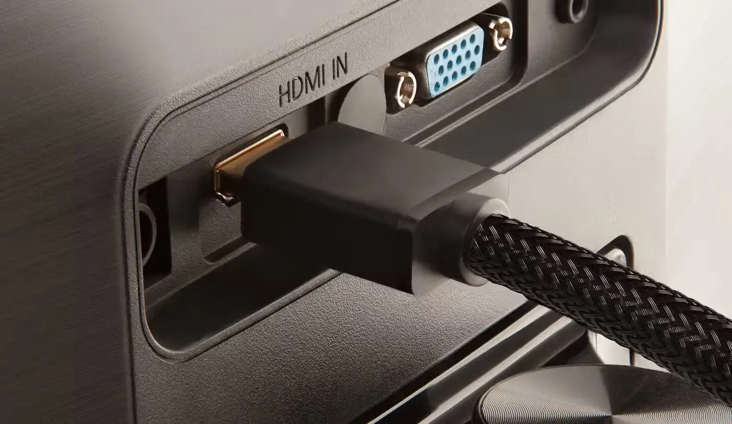 HDMI-Anschluss an einem Fernseher
